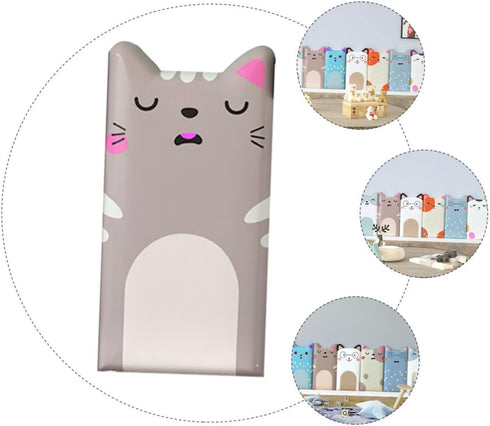 2 Pcs Soft Wall Stickers Decorative Kid Room Wall Pad Room Anti- Collision Cushion Safe Tape Changing Table Cover