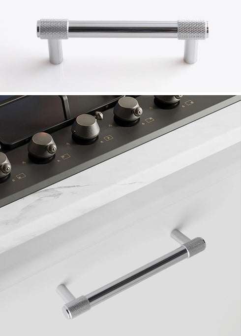 SANCHAKOU 2-Pack 96Mm Zinc Alloy Drawer Handles Tv Cabinet Bedside Cabinet Shoe Cabinet Dining Side Cabinet Bookcase