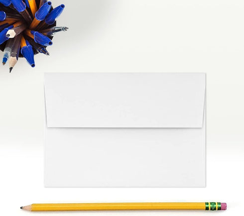 LUXPaper 4Bar A1 Invitation Envelopes | 250 Qty | Peel & Press | 3 5/8" x 5 1/8" | White | 24lb. Text