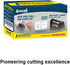 Excell EX-116BK OfficePlus Tape Dispenser, Black for 1 Inch Core 3/4" Wide Clear Tape Rolls