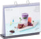 Rikyo Acrylic Sign Holder,Table Card Multi-Page Flip Display 6 Pages-12 Sides,T Shape Double-Sided