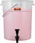 5 VEVOR Beverage Dispenser, Gallon Drink Dispensers for Parties, Plastic Juice Dispenser with Spigot and Lid, Iced Tea