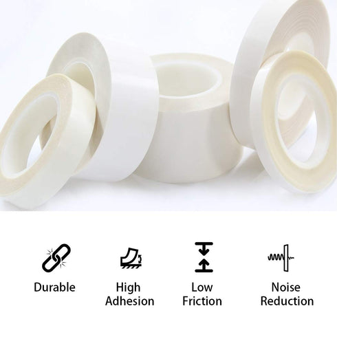 APT UHMW Polyethylene Tape, 1" x 5Yds, 10 Mil, Resists Abrasion, Impact for Surface Protection and Friction Reduction
