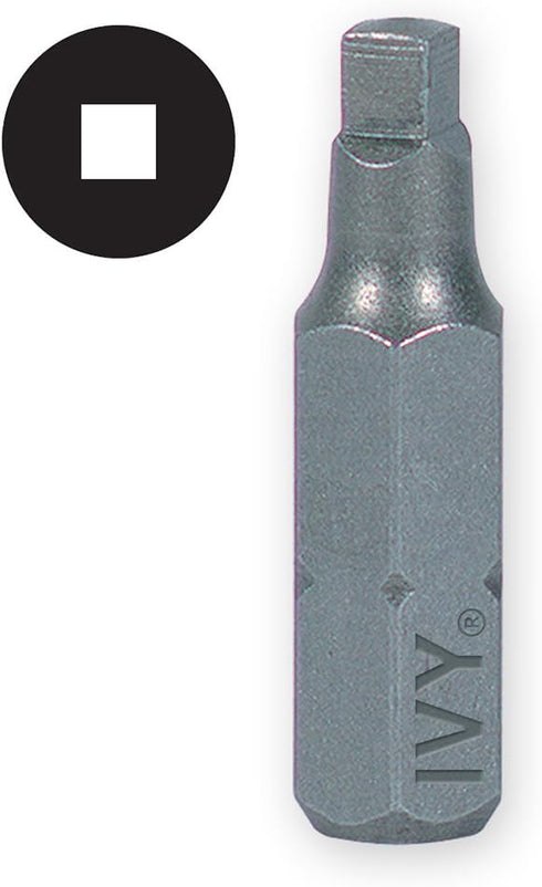 IVY Classic 45036 1-Inch #2 Square Insert Bit, Impact Plus, 50-Pack