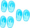 IMIKEYA 3pairs Professional Silicone Ear Covers for Hair Dye Soft and Ear