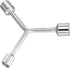 uxcell Y Type 3 Way Hex Socket Wrench, 13mm 16mm 18mm Combination Repair Spanner Tool