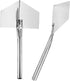 4Pcs Stainless Steel Drywall Corner Tool Set, 2 Inch Inside & Outside Corner Trowel Concrete Tools Hand Tools, Drywall Plaster Tools for Bricklaying, Corner Finishing