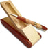 Luxury Wooden Ballpoint Pen Gift Set with Business Case Display, Nice Writing Pen with Gel Ink Refills