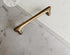 Aoleegatt Modern Minimalist European Gold Black Copper Brushed Handle Nordic Wardrobe Handle Cabinet