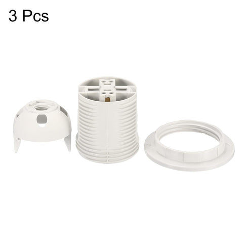 250V E26/E27 58x39mm 41mm Bulb Pack 3 MECCANIXITY Threaded Light Socket Base Screw Thread Lamp Holder for LED Retro