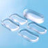 5 Pcs Transparent Toilet Seat Bumper Set, Silicone Strong Adhesive Toilet Seats