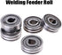 MIG MAG Welding Feed Roller Wire Drive Wheel 0.6mm 0.8mm 1.0mm Knurl K Groove for Steel Aluminum Flux Cord Wire Welding Machine Accessory Soldering Supply