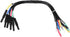 Rankomu HT306 6 Set Channel Universal Breakout Leads, Test Leads Welding Breakout Leads for Auto Diagnostic