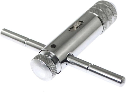 1Set Adjustable Ratchet Hand Tap Wrench, M3 M8 T Handle for Taps, Drills, Reamers
