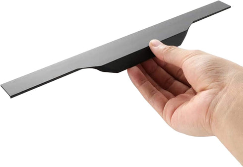 KGUDYS Concealed Pull Handle, Aluminum Alloy Finger Edge Pull Handle, 200/300mm Cabinet Door