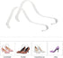 6pcs FOMIYES Acrylic Elastic Sandals Support Rack Shoe Display Stand Holder for Womens High Heels, Adjustable Shoe
