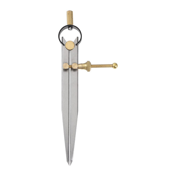 Spring Joint Caliper 6 inch / 150mm Steel Divider Caliper with Brass Fulcrum for Metalworking Geometry Drawing