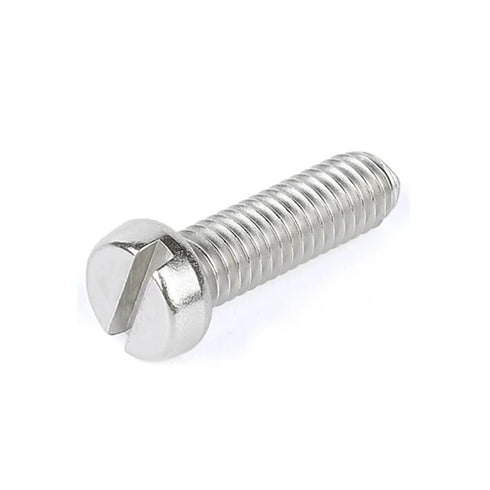Generic 100pcs/lot A2-70 GB65 M1.6 M2 M2.5 M3 M4 M5 M6 304(10mm x100pcs,M4) Stainless Steel Slotted Cap Head Slot