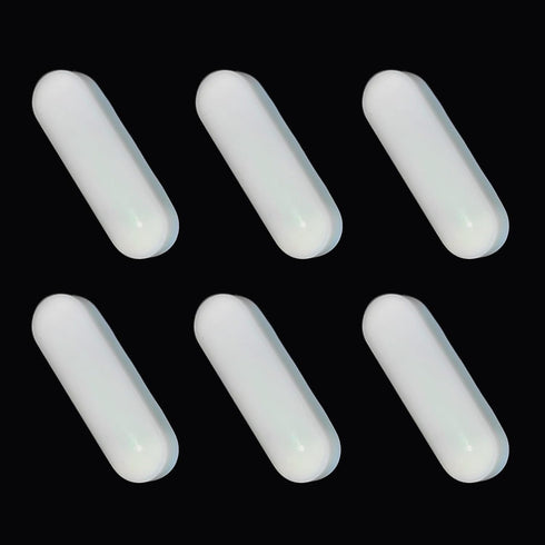 10Pcs PTFE Magnetic Stir Bar, 40mm/1.57 inch Magnetic Stirrer Mixer Stir Bar