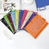 Binder Fabric Pencil Pouch, 3-Ring Pencil Case Bag with Zipper, 4 Pack, Orange
