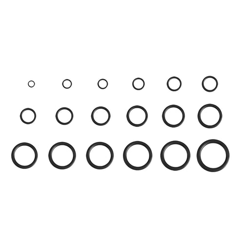 18 Sizes Rubber O Assortment Set, 279pcs Hydraulic Plumbing Gasket Seal Kit for Automotive Commercial Use