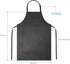 2 Pack Waterproof Rubber Vinyl Apron 40" Chef Aprons for Men Heavy Duty Chemical Work Apron Gifts for Dad Husband Fathers, Adjustable Bib Apron for Dishwashing Lab Butcher Cooking Kitchen Black