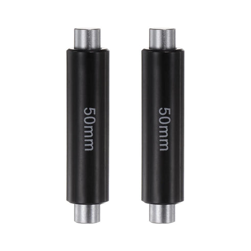 2pcs 50mm Standard Measuring Rod - Caliper Micrometer Calibration Block Rod Outside Micrometer Rod Bar