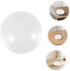 DOITOOL Multi-functional Round Lampshade for Ceiling Lights Table Floor Lamps Elegant Design for Bedrooms Kitchens