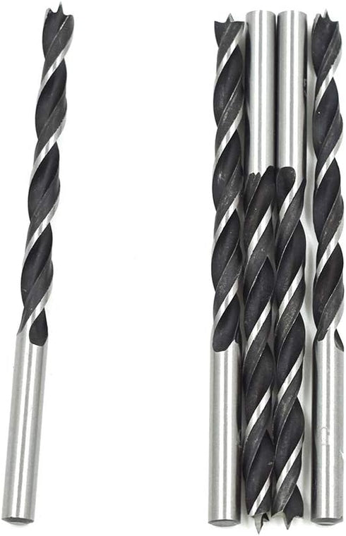 5mm Wood Drill Bit, 3 Point Woodworking Drill, 5pcs