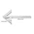 Center Measuring Tool - Center Finder Line Gauge for Woodworking, Centering Gauge Tool 100 * 70mm