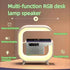 realexist LED Table Lamp Speaker with Wireless Charger, Night Light Lamp with Bluetooth Speaker, Sunrise Alarm Clock
