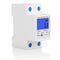 Electric Energy Meter, 5-32A 110-230V AC Multi Function Watt Hour Meter with LCD Display, DIN Rail Mount