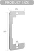 Ywmsfl Set Metal Wall Plate Spacer Electric Outlet Extender Multifunction Iron Wall Spacer Plate Simple Installs
