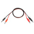 Output Cable Line Multimeter Banana Plug to Crocodile Alligator Clip Test Probe Wire, 30V 5A