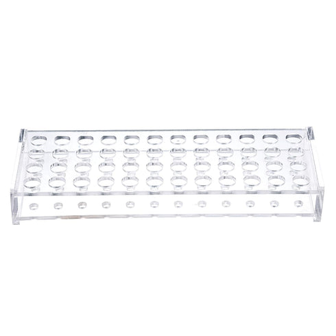 YOKIVE Tube Rack, Acrylic Test Tube Rack Holder, Great for 1.5ml, 2ml Lab Test Tubes (Clear, 48-Sockets)