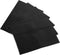 YOKIVE 10 Pack File Folders, A4 Size Plastic Document Pockets with Snap Button, Great for Office (Black)