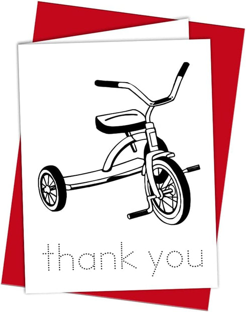 Thank You Cards: Set of 6 Thank You Notes for Kids to Color, 100% Recycled and Made in USA
