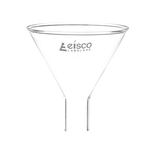 EISCO Powder Funnel, 100mm, 60º Angle, Plain Stem, Borosilicate Glass