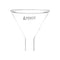 EISCO Powder Funnel, 100mm, 60º Angle, Plain Stem, Borosilicate Glass
