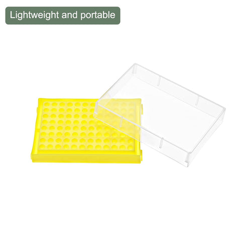 YOKIVE 2 Pcs Centrifuge Tube Rack - PP Holder for 0.2ml Centrifuge Tubes, Great for Labs and Scientific Institutes