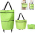 wekunro 2 in 1 Foldable Shopping Cart - Portable Trolley Bags for Shopping