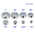 5/8" Bore Shaft Collar with Zinc Plated Solid Steel Style, Set Screw Shaft Collars for Industrial Use, 4pcs/Pack