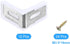 12 90 28x17.5x28mm uxcell Pcs Degree Plastic Corner Braces, Shelf Right Angle Brackets with Screws for Cabinets