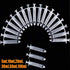 Plastic Syringe Luer Lock With Measurement, No Needle for Scientific Labs, Liquid Measuring, 20ml 10pcs