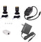 Xking Dimmable LED Mini Spotlight, 1.5W 12VDC Black Shell Fixture with Online PWM Dimmer (Pack-2, Cold White)