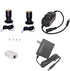 Xking Dimmable LED Mini Spotlight, 1.5W 12VDC Black Shell Fixture with Online PWM Dimmer (Pack-2, Cold White)
