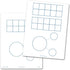EAI Education Ten Frames & Number Bonds Flexible Dry-Erase Boards - Set of 10