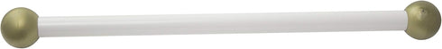 Solus SCA-335WH 15" Aluminum Cross Arm Ladder Rest for Outdoor Lamp Posts, White Bar