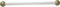 Solus SCA-335WH 15" Aluminum Cross Arm Ladder Rest for Outdoor Lamp Posts, White Bar