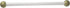 Solus SCA-335WH 15" Aluminum Cross Arm Ladder Rest for Outdoor Lamp Posts, White Bar